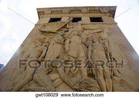 Low angle view of a sculpture, Michigan Avenue Bridge, Chicago, Illinois, USA View Large Photo Image Stock Photo - Low angle view of a sculpture, Michigan Avenue Bridge, Chicago, Illinois, USA. Fotosearch