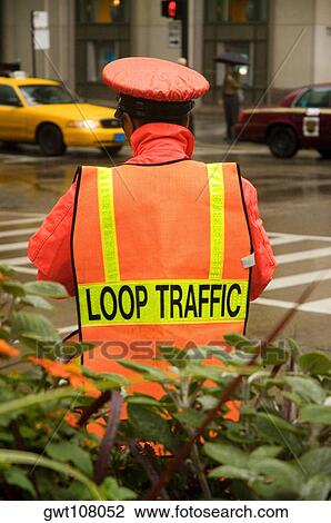Rear view of a traffic cop, Chicago, Illinois, USA View Large Photo Image Stock Image - Rear view of a traffic cop, Chicago, Illinois, USA. Fotosearch