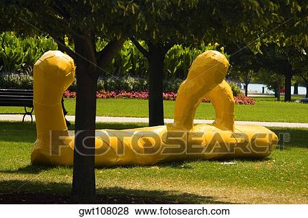 Statue in a park, Chicago, Illinois, USA View Large Photo Image Stock Photo - Statue in a park, Chicago, Illinois, USA. Fotosearch