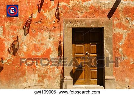 Facade of a house, Mexico View Large Photo Image Stock Photography - Facade of a house, Mexico. Fotosearch