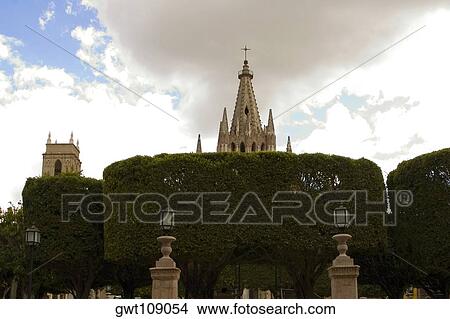 Low angle view of a cathedral, La Parroquia De San Miguel Arcangel Church, San Miguel De Allende, Guanajuato, Mexico View Large Photo Image Picture - Low angle view of a cathedral, La Parroquia De San Miguel Arcangel Church, San Miguel De Allende, Guanajuato, Mexico. Fotosearch
