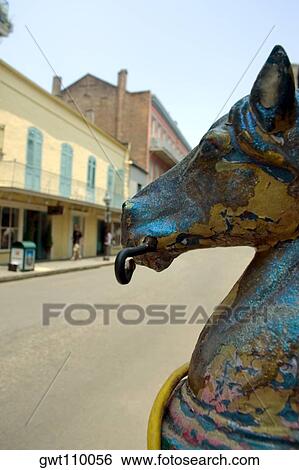 Close-up of a statue on the roadside, New Orleans, Louisiana, USA View Large Photo Image Stock Photograph - Close-up of a statue on the roadside, New Orleans, Louisiana, USA. Fotosearch