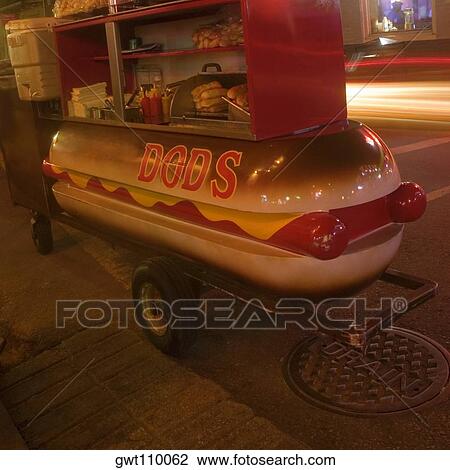 Hot dog stand on the street, New Orleans, Louisiana, USA View Large Photo Image Stock Image - Hot dog stand on the street, New Orleans, Louisiana, USA. Fotosearch