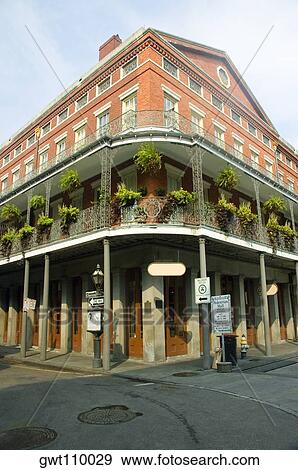Low angle view of a building, New Orleans, Louisiana, USA View Large Photo Image Stock Photo - Low angle view of a building, New Orleans, Louisiana, USA. Fotosearch