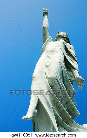 Stock Image - Low angle view of a statue, New Orleans, Louisiana, USA. Fotosearch