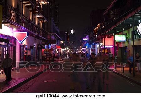 Market lit up at night, New Orleans, Louisiana, USA View Large Photo Image Picture - Market lit up at night, New Orleans, Louisiana, USA. Fotosearch
