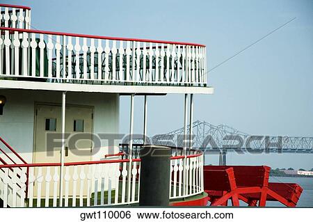 Railing on a paddle steamer, New Orleans, Louisiana, USA View Large Photo Image Stock Photograph - Railing on a paddle steamer, New Orleans, Louisiana, USA. Fotosearch