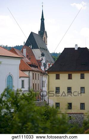 Buildings in a city, Czech Republic View Large Photo Image Stock Image - Buildings in a city, Czech Republic. Fotosearch