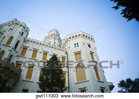 Stock Image - Low angle view of a building, Czech Republic. Fotosearch