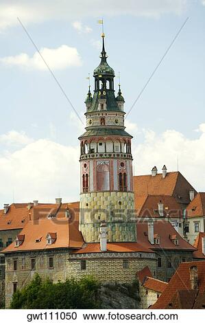 Low angle view of a tower, Old Town Square, Prague, Czech Republic View Large Photo Image Stock Image - Low angle view of a tower, Old Town Square, Prague, Czech Republic. Fotosearch