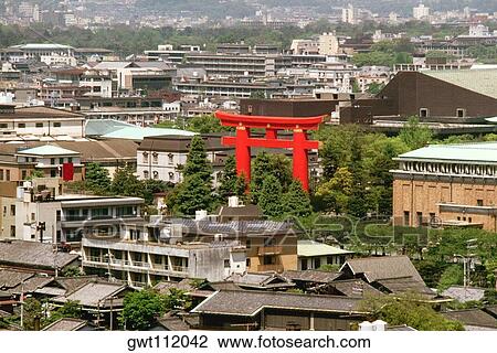 High angle view of a city, Kyoto, Japan View Large Photo Image Stock Image - High angle view of a city, Kyoto, Japan. Fotosearch