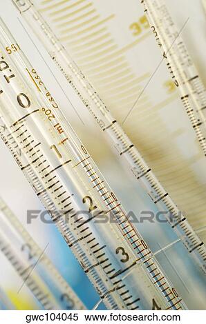 Stock Photography - Close-up of pipettes. Fotosearch