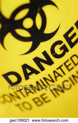 Close-up of a hazard sign on a bottle View Large Photo Image Stock Image - Close-up of a hazard sign on a bottle. Fotosearch