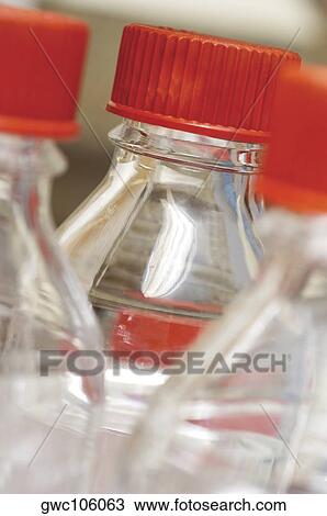 Close-up of sealed glass bottles View Large Photo Image Stock Image - Close-up of sealed glass bottles. Fotosearch