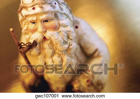 Close-up of a Santa Claus figurine View Large Photo Image Stock Image - Close-up of a Santa Claus figurine. Fotosearch