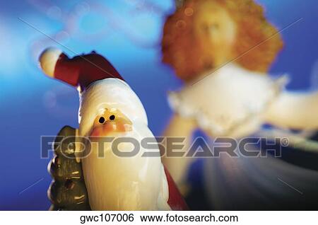 Close-up of a Santa Claus figurine View Large Photo Image Stock Photograph - Close-up of a Santa Claus figurine. Fotosearch