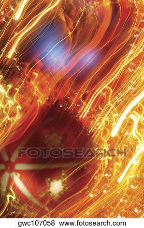 Close-up of Christmas balls with Christmas lights View Large Photo Image Stock Photo - Close-up of Christmas balls with Christmas lights. Fotosearch