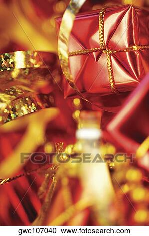 Close-up of Christmas decorations View Large Photo Image Stock Image - Close-up of Christmas decorations. Fotosearch