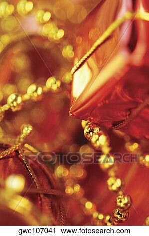 Close-up of Christmas decorations View Large Photo Image Stock Image - Close-up of Christmas decorations. Fotosearch