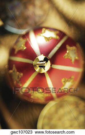 High angle view of an ornate Christmas ball View Large Photo Image Stock Image - High angle view of an ornate Christmas ball. Fotosearch