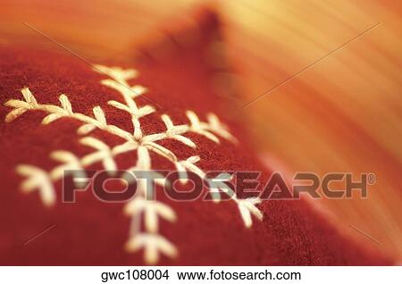 Close-up of a star shaped Christmas cushion View Large Photo Image Picture - Close-up of a star shaped Christmas cushion. Fotosearch