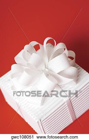 High angle view of a bow on a Christmas present View Large Photo Image Stock Image - High angle view of a bow on a Christmas present. Fotosearch