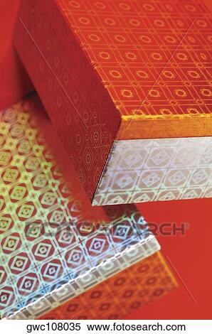High angle view of two Christmas presents View Large Photo Image Stock Photography - High angle view of two Christmas presents. Fotosearch