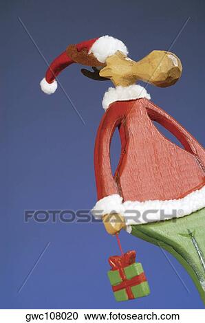 Low angle view of a reindeer figurine View Large Photo Image Stock Image - Low angle view of a reindeer figurine. Fotosearch