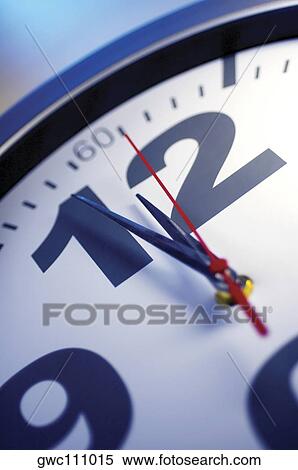 Stock Photography - Close-up of a clock. Fotosearch