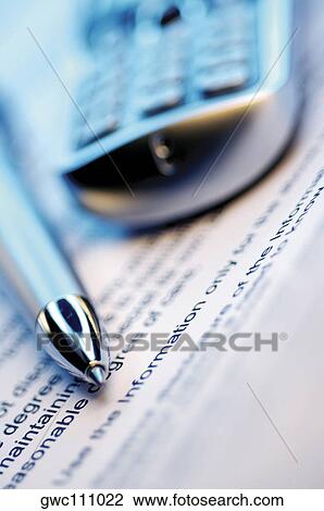 Close-up of a pen and a mobile phone on a document View Large Photo Image Stock Image - Close-up of a pen and a mobile phone on a document. Fotosearch