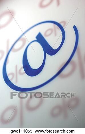 Close-up of an 'at' symbol over percentage signs View Large Photo Image Stock Photography - Close-up of an 'at' symbol over percentage signs. Fotosearch