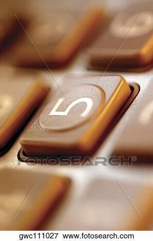 Stock Photo - Close-up of buttons of a calculator. Fotosearch