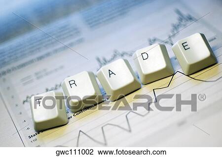 Close-up of computer keys on a line graph View Large Photo Image Stock Image - Close-up of computer keys on a line graph. Fotosearch