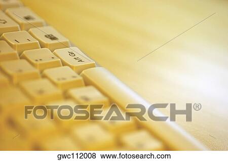 Stock Photo - Close-up of a computer keyboard. Fotosearch