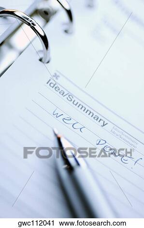 Close-up of a pen on a personal organizer View Large Photo Image Stock Image - Close-up of a pen on a personal organizer. Fotosearch