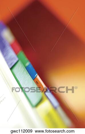 Close-up of a personal organizer View Large Photo Image Stock Photo - Close-up of a personal organizer. Fotosearch
