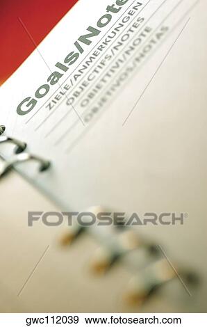 Close-up of a personal organizer View Large Photo Image Stock Photo - Close-up of a personal organizer. Fotosearch
