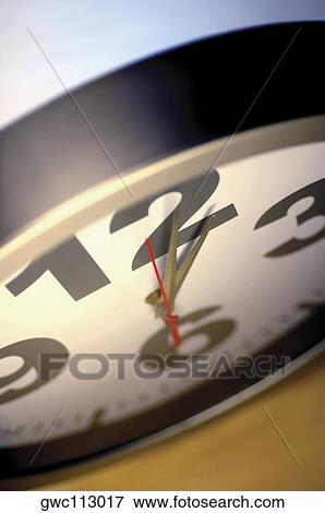 Stock Photo - Close-up of a clock. Fotosearch