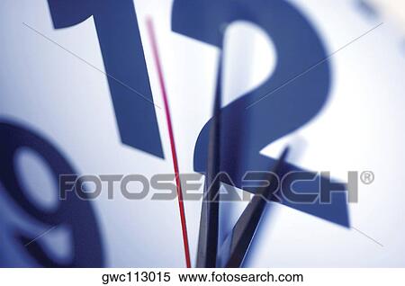Stock Photography - Close-up of a clock. Fotosearch