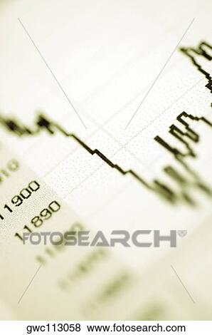 Close-up of a line graph View Large Photo Image Stock Photo - Close-up of a line graph. Fotosearch