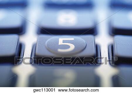 Stock Image - Close-up of buttons of a calculator. Fotosearch