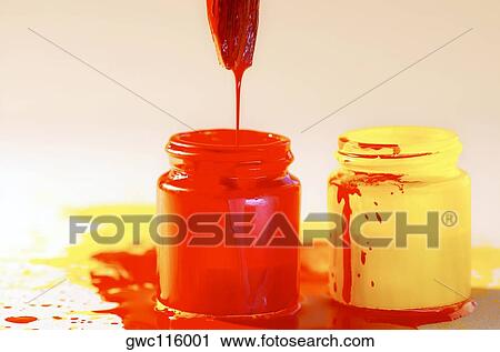Close-up of bottles of paint View Large Photo Image Stock Image - Close-up of bottles of paint. Fotosearch