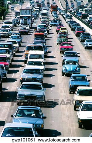 Traffic on San Diego freeway in west Los Angeles, California View Large Photo Image Stock Image - Traffic on San Diego freeway in west Los Angeles, California. Fotosearch
