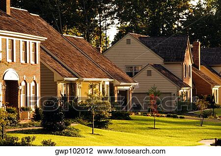 Stock Image - Langley Oaks Residential Project. Fotosearch
