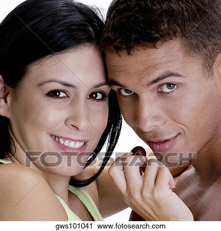 Portrait of a young couple View Large Photo Image Stock Image - Portrait of a young couple. Fotosearch