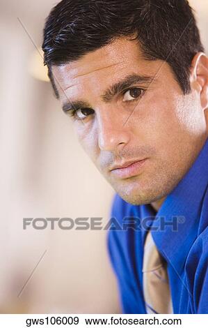 Portrait of a businessman thinking View Large Photo Image Stock Photo - Portrait of a businessman thinking. Fotosearch