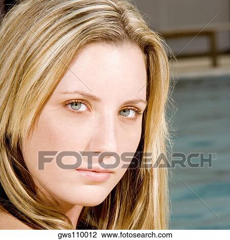 Portrait of a young woman thinking View Large Photo Image Stock Image - Portrait of a young woman thinking. Fotosearch