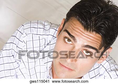 Portrait of a young man View Large Photo Image Stock Image - Portrait of a young man. Fotosearch