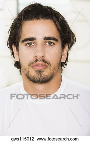 Stock Image - Portrait of a young woman. Fotosearch