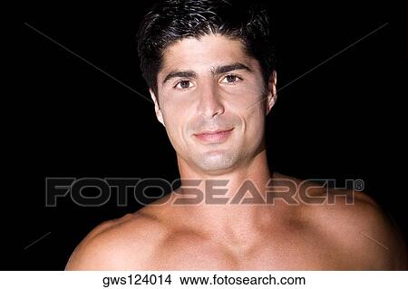 Picture - Portrait of a mid adult man smiling. Fotosearch